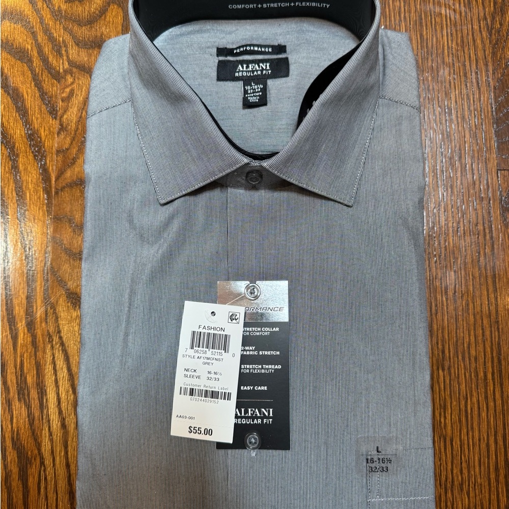 Alfani Gray Men’s Dress Shirt